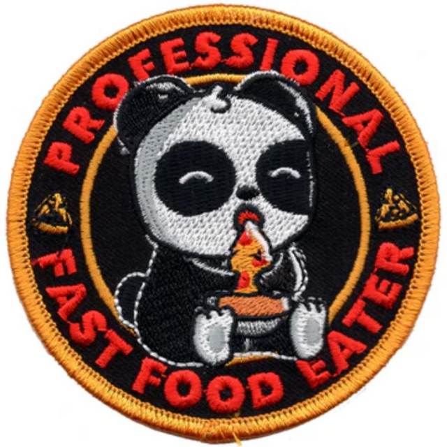 Tobe Fonseca Fast Food Eater - Embroidered Iron-On Patch