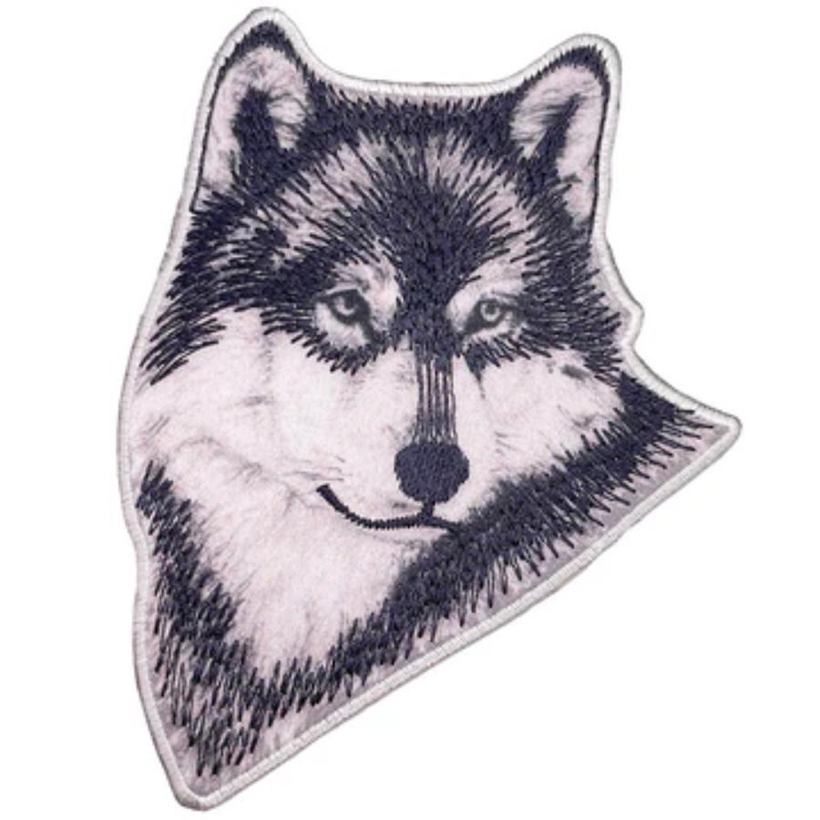 Heather Edwards Wolf Gaze - Embroidered Iron-On Patch