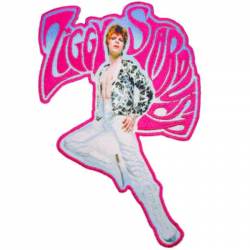 David Bowie Ziggy Pose - Embroidered Iron-On Patch