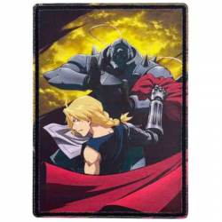 Fullmetal Alchemist Brotherhood Edward & Alphonse - Embroidered Iron-On Patch