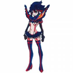 Kill La Kill Ryuko in Suit - Embroidered Iron-On Patch
