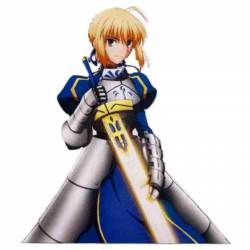 Fate Stay Night [Unlimited Blade Works] Saber - Embroidered Iron-On Patch