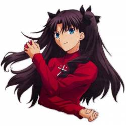 Fate Stay Night [Unlimited Blade Works] Tohsaka - Embroidered Iron-On Patch