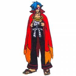 Gurren Lagann Kamina - Embroidered Iron-On Patch