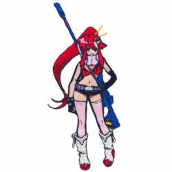 Gurren Lagann Yoko - Embroidered Iron-On Patch