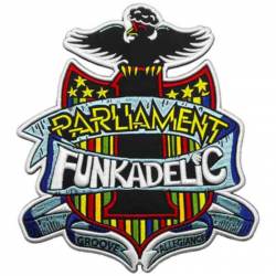George Clinton Crest Oversized Patch - Embroidered Iron-On Patch