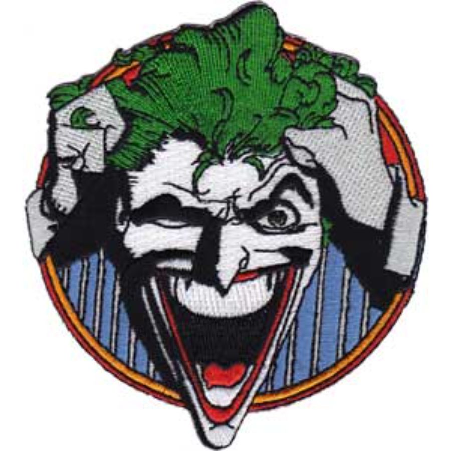 DC Comics Originals Joker Hair - Embroidered Iron-On Patch