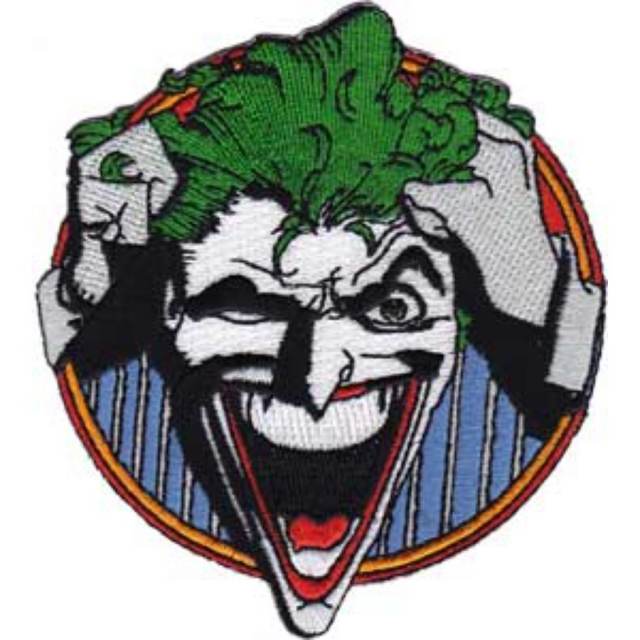 DC Comics Originals Joker Hair - Embroidered Iron-On Patch