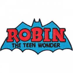 Batman Robin Logo The Teen Wonder - Embroidered Patch