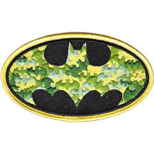 Batman Camo Bat Logo - Embroidered Patch
