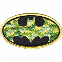 Batman Camo Bat Logo - Embroidered Patch