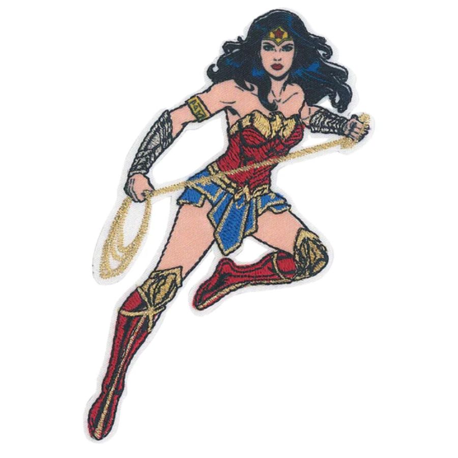 Wonder Woman Golden Lasso - Embroidered Iron-On Patch