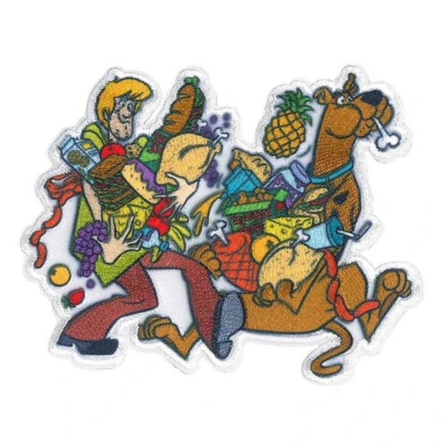 Scooby Doo Shaggy & Scooby with Food - Embroidered Iron-On Patch at Sticker  Shoppe