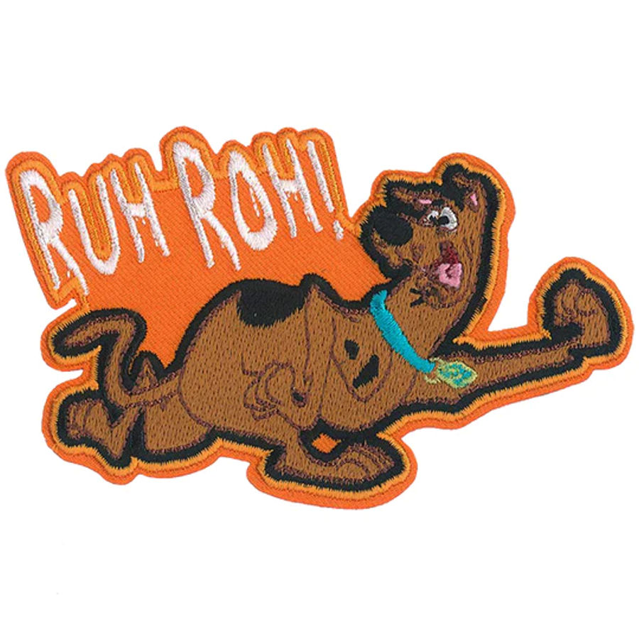 Scooby Doo Ruh Roh Embroidered IronOn Patch at Sticker Shoppe