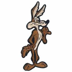 Looney Tunes Wile E Coyote - Embroidered Iron-On Patch