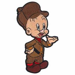 Looney Tunes Elmer Fudd - Embroidered Iron-On Patch