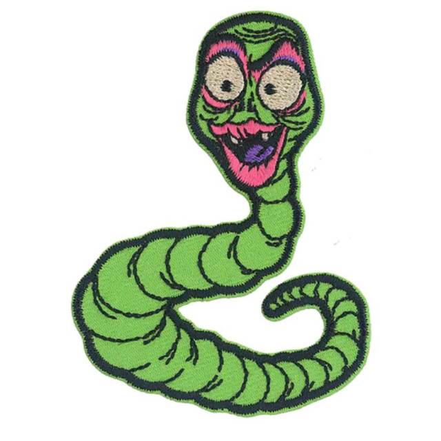 Corpse Bride Maggot - Embroidered Iron-On Patch