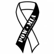 POW MIA - Ribbon Magnet