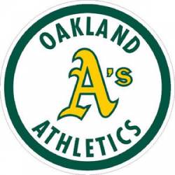 Oakland Athletics A's 1982-1992 Logo - Sticker
