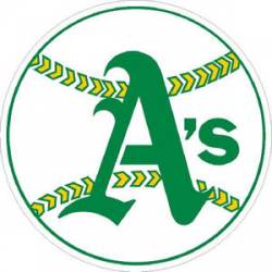 Oakland Athletics A's 1968-1970 Logo - Sticker