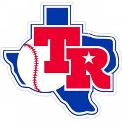 Texas Rangers 1982-1983 Logo - Sticker