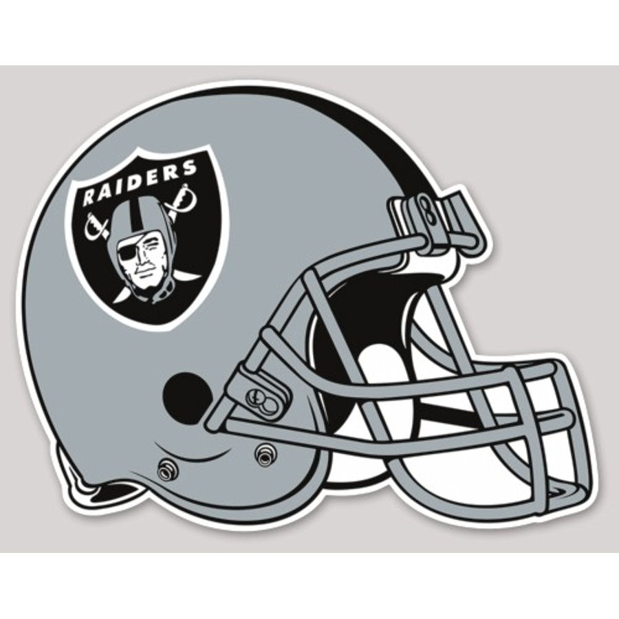 Las Vegas Raiders Helmet Vinyl Sticker at Sticker Shoppe