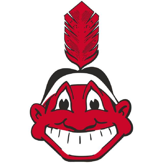 Cleveland Indians 1948 Retro Chief Wahoo Logo - Vinyl Sticker at