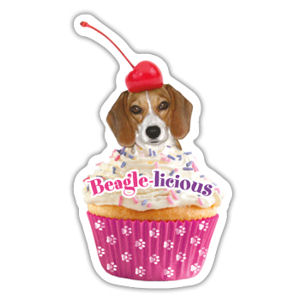 Beagle-licious - Pupcake Magnet