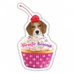 Beagle-licious - Pupcake Magnet