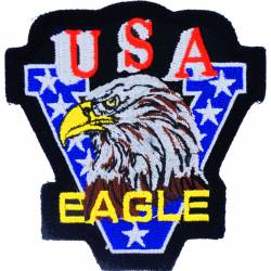 Victory Eagle - Embriodered Iron-On Patch