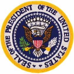 Presidential Seal - Embriodered Iron-On Patch