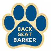 Back Seat Barker - Paw Magnet