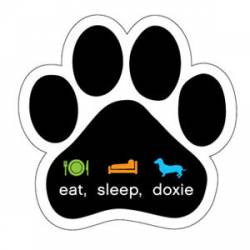 Eat, Sleep, Doxie - Paw Magnet