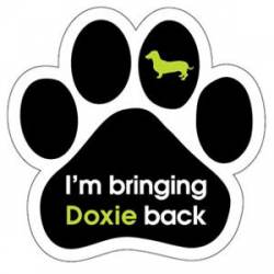 I'm Bringing Doxie Back - Paw Magnet