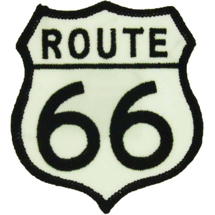 Route Rt. 66 - Great American High Way Embroidered Patch at Sticker Shoppe