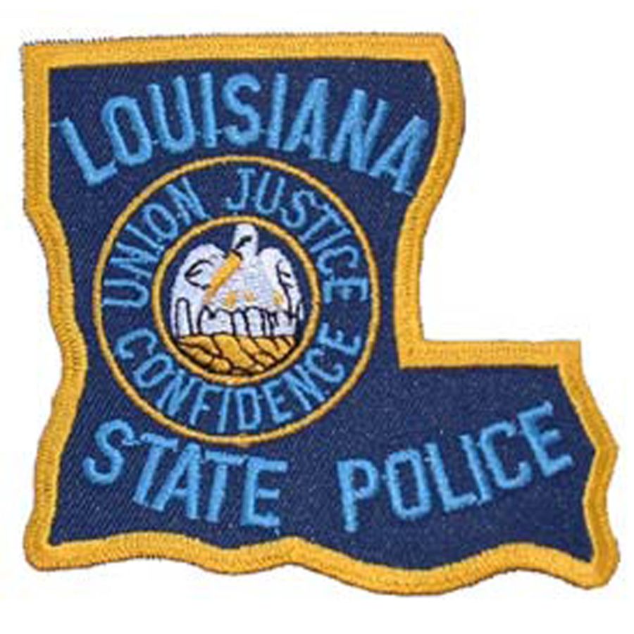 Louisiana State Police Embroidered IronOn Patch at Sticker Shoppe