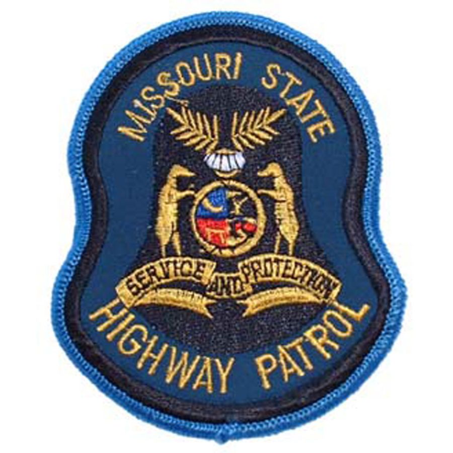 Missouri State Highway Patrol Embroidered IronOn Patch at Sticker Shoppe