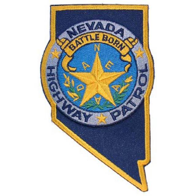 Nevada Highway Patrol - Embroidered Iron-On Patch at Sticker Shoppe