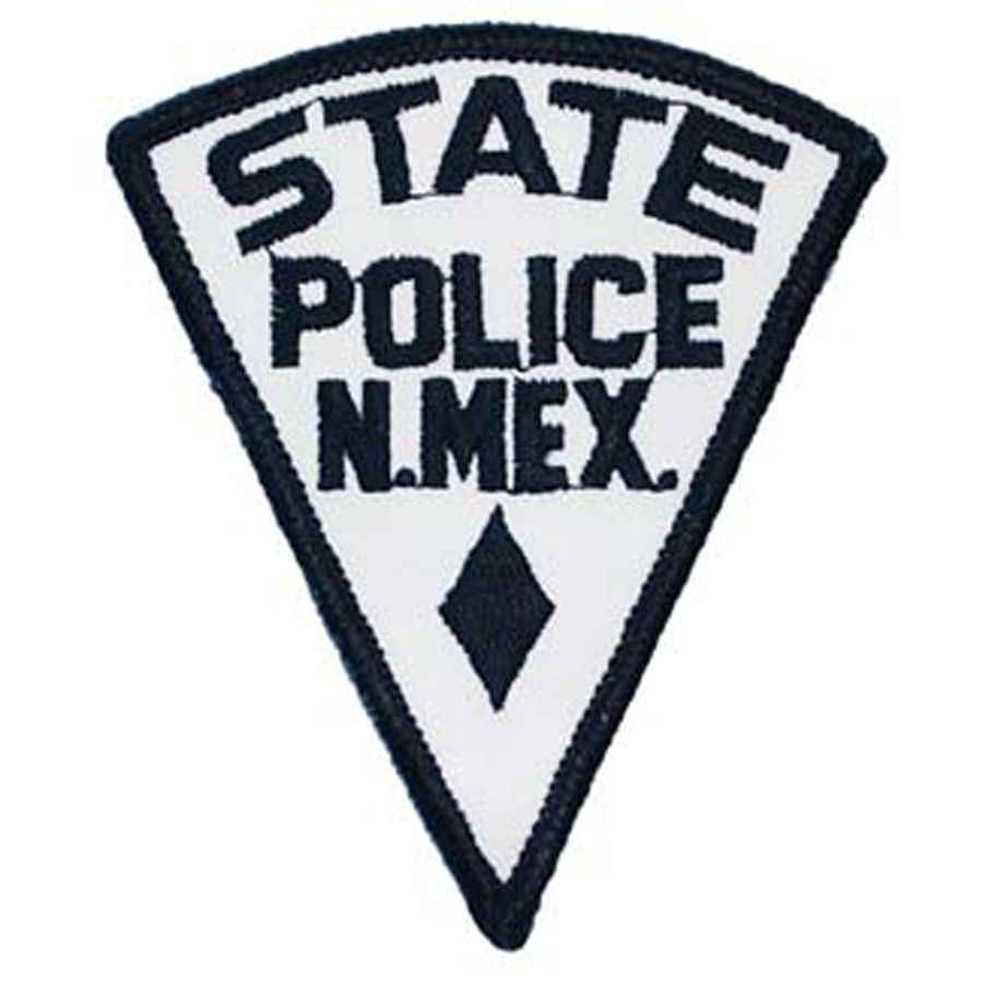 New Mexico State Police Embroidered IronOn Patch at Sticker Shoppe