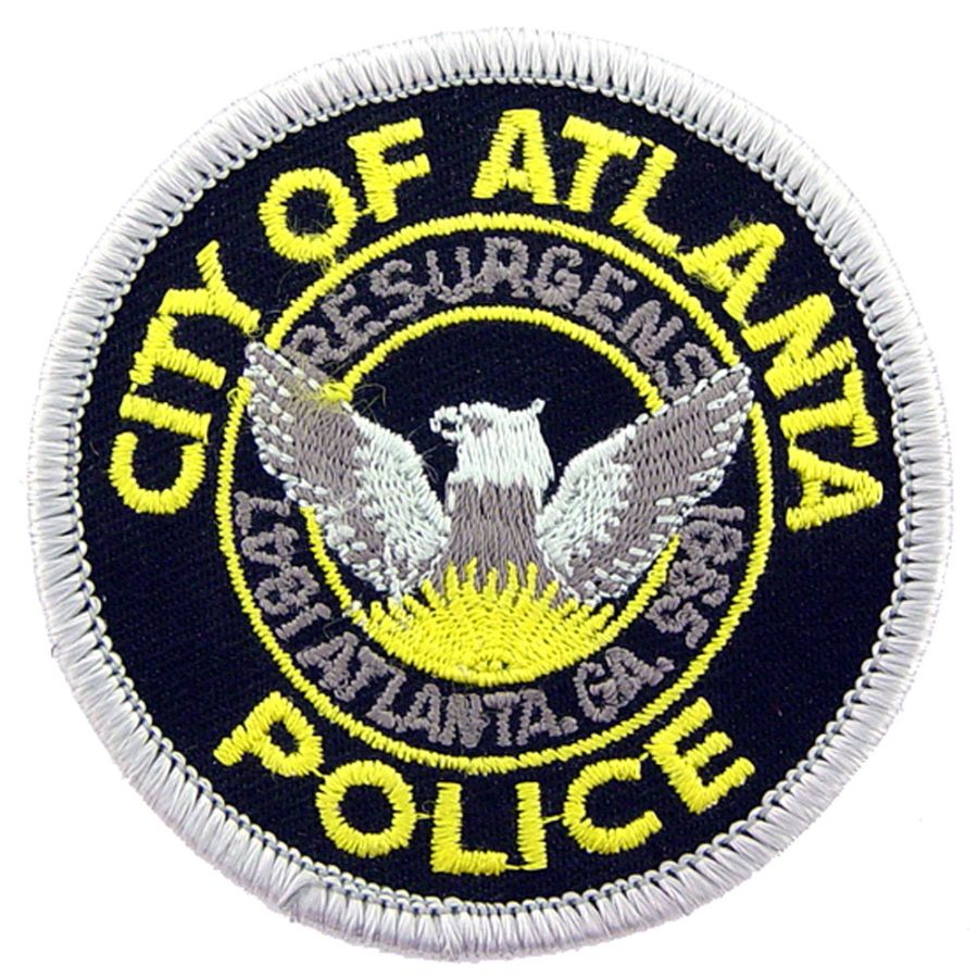 City of Atlanta Police - Embroidered Iron-On Patch at Sticker Shoppe