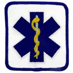 Star of Life - Embroidered Iron-On Patch