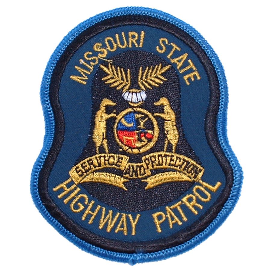 Missouri State Highway Patrol Large Embroidered IronOn Patch at