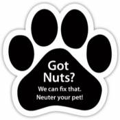 Got Nuts? We Can Fix That. Neuter Your Pet! - Paw Magnet