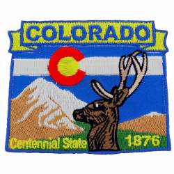 Colorado - State Historical Embroidered Iron-On Patch