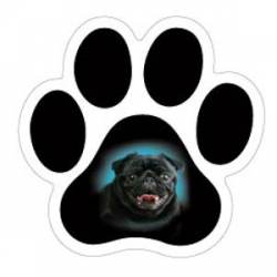 Black Pug - Mini Paw Magnet
