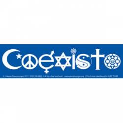 Coexisto Spanish - Bumper Sticker