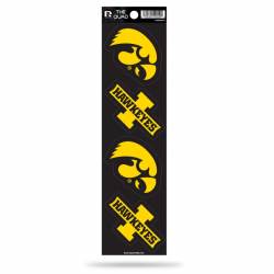 University Of Iowa Hawkeyes - Set Of 4 Quad Sticker Sheet