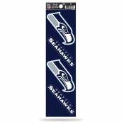 Seattle Seahawks - Set Of 4 Quad Sticker Sheet