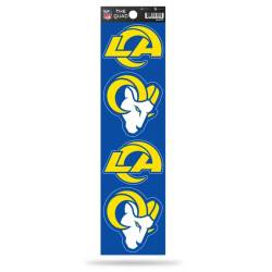 Los Angeles Rams 2026 Logo - Set Of 4 Quad Sticker Sheet