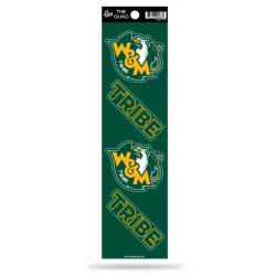William & Mary College Tribe Logo - Set Of 4 Quad Sticker Sheet